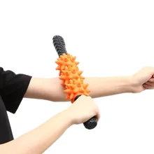 Йога Spiky мяч триггер точка мышечная терапия липкий ролик Spiky массаж прокатки# NE1029