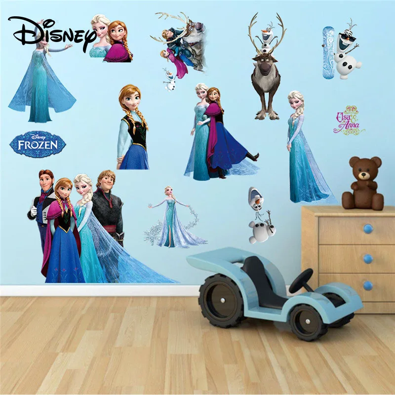  Disney Frozen Cookies Elsa Xuebao Children's Room Kindergarten Background Decoration Environmentall - 33045134069