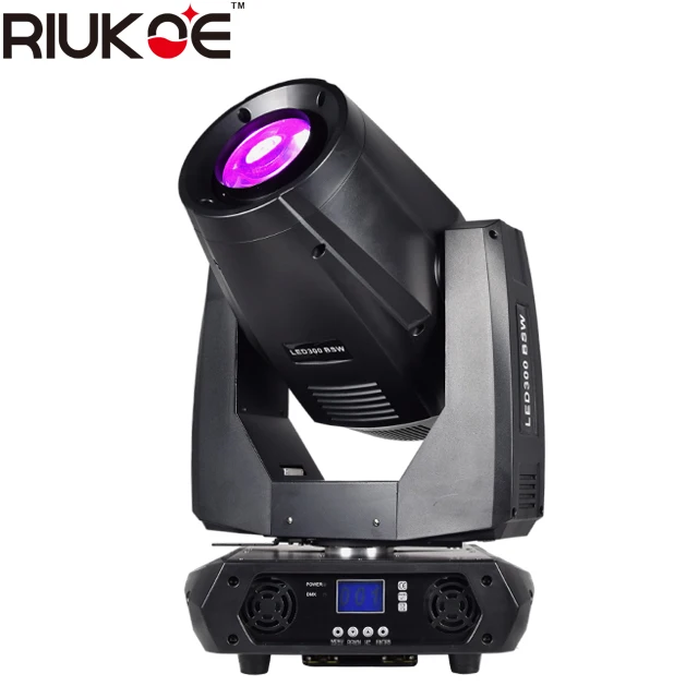 

RIUKOE 2019 New Product DMX LED 300w beam wash spot 3in1 dj moving head light with CMY+CTO