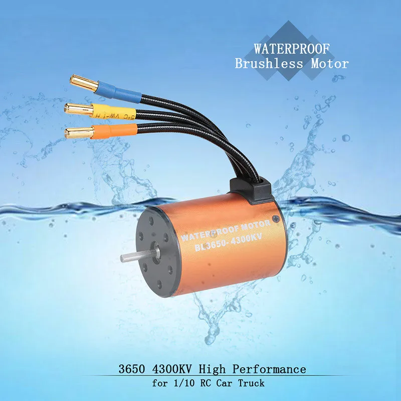 

MuqGew parts GoolRC Waterproof 3650 4300KV Motor w/ 60A ESC Combo Set for 1/10 RC Car Truck component supplier