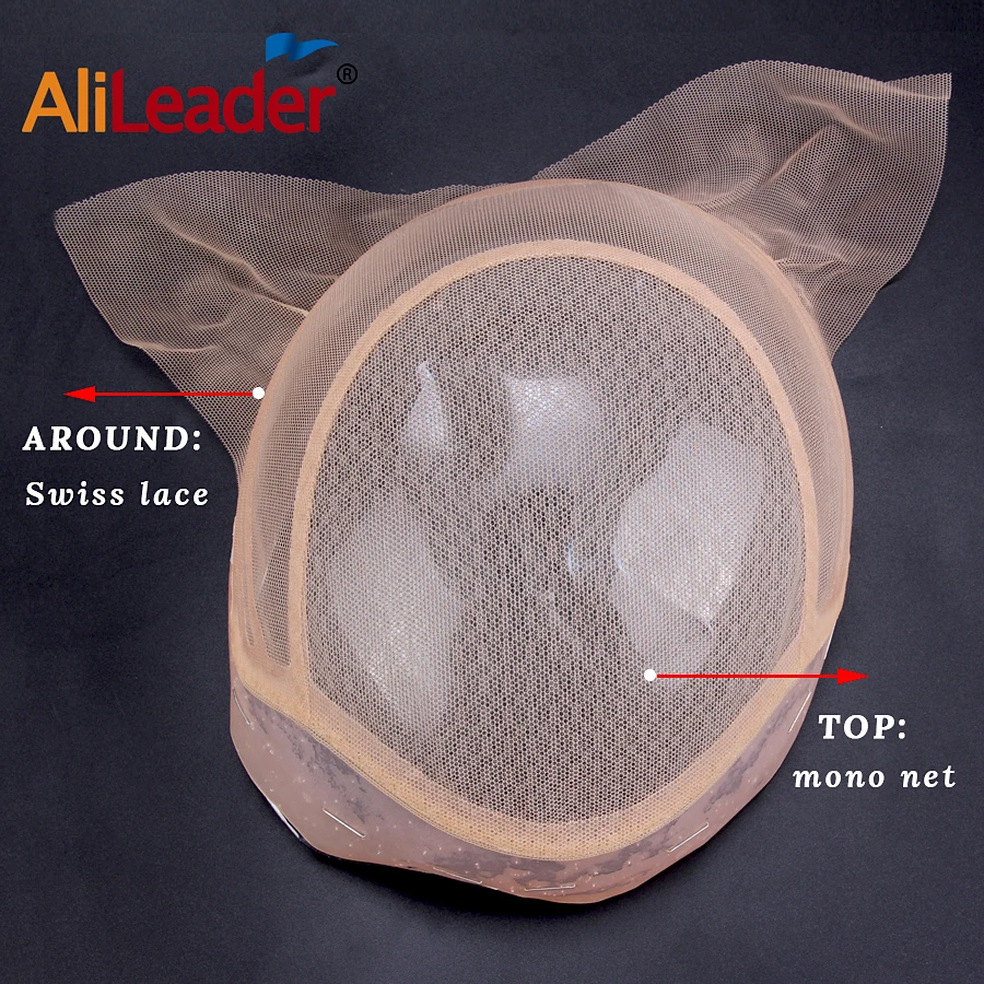 New 1Pcs/Pack Lace Wigs Cap Hair Nets Hair Net Silicone Wig Cap Best Quality Front Swiss Lace For Wig Making Tools Hairnet