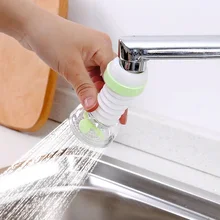 Кухня защита от брызг на кране кран для душа распыления воды устройство для экономии воды 360 Вращающийся фильтр для воды