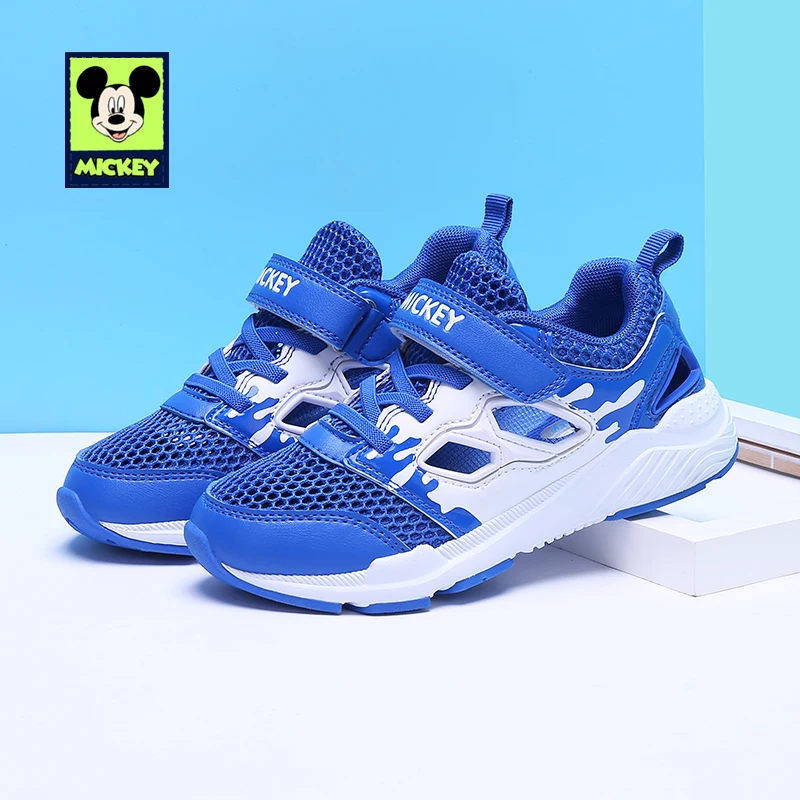 

Disney children's casual shoes Minnie spring autumn boys girls sport shoes mesh breathable sneaker shoes for kids size 31-37