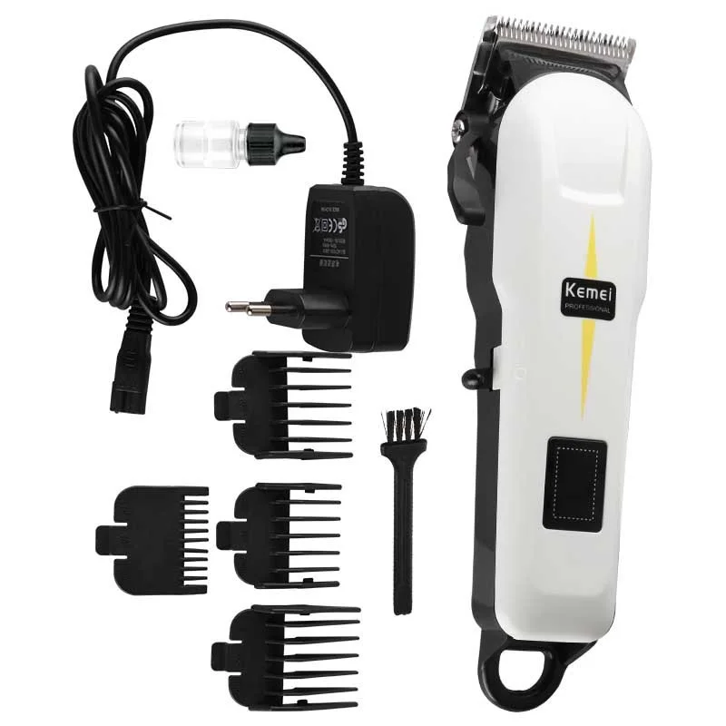 2019 New Rechargeable Electric Haircut Machine Professional LCD Display Hair Clipper Cordless Electric Hair Trimmer