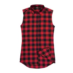 Модный бренд мужская клетчатая рубашка Новинка 2019 года хип хоп рубашка без рукавов для мужчин s боковой молнии Мужской рубашка Camisa masculina swag