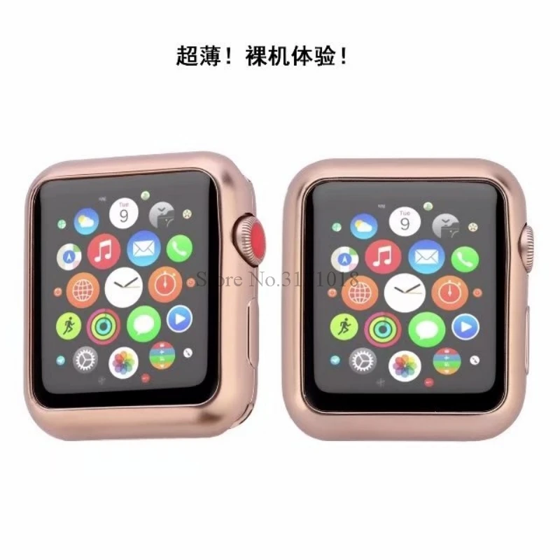 TROLLOVE 38 мм 42 мм Мягкие TPU для Apple Watch Series 1 2 3 ТПУ мягкий чехол тонкий защитный идеально матч бампера 38 42 мм