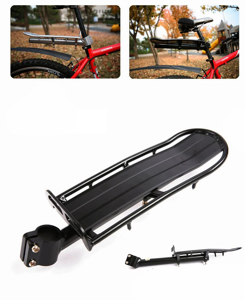 Bicycle Rear Cargo Rack Bike Touring Bag Panniers Carrier Fender