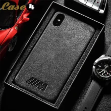 Motorsport Gran Turismo AMG GTR BMW отложным воротником Мех животных чехол для iPhone XS Max XR X 10 6 6s 7 8 плюс гоночный автомобиль логотип кожаный Коке