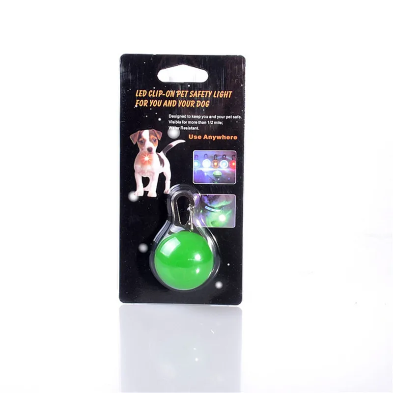 Светодиодный светящийся ошейник для собак Светодиодный светильник светящиеся ошейники товары для домашних собак и котов аксессуары для домашних животных - Цвет: Green