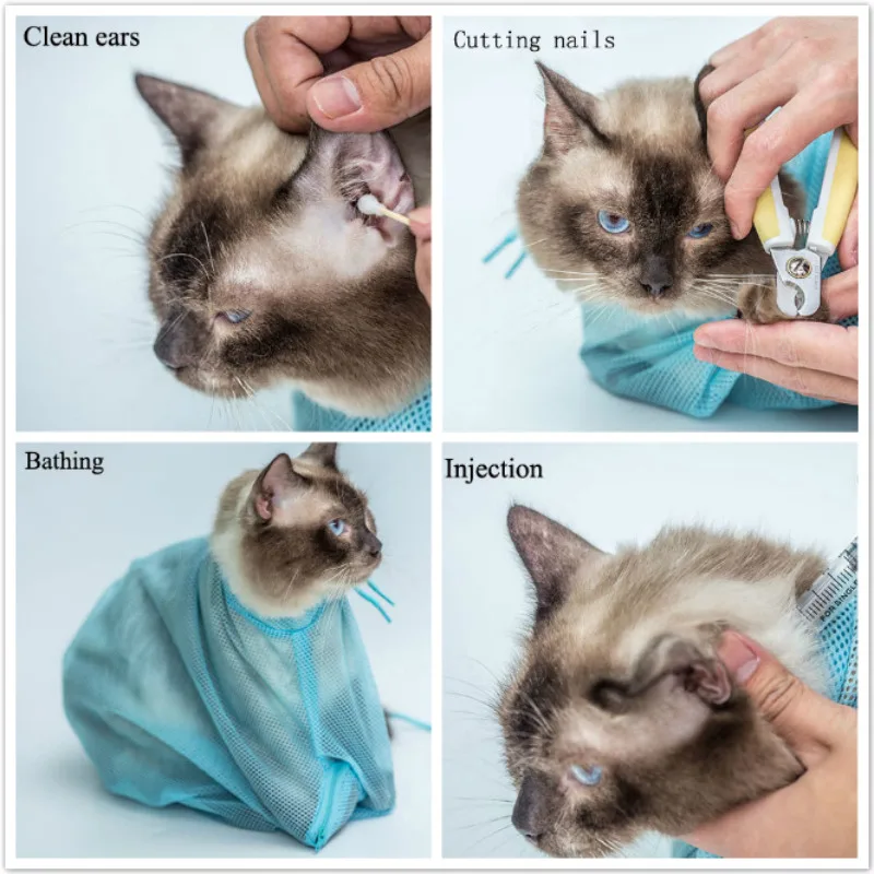 2983491539Eco-Friendly Bag Pet Cat Bag Wash Breathable Convenient Soft Travel Cat Bag For Clean Small Medium Large Cats Bathing Bag YT0015u_1