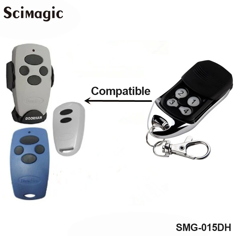 

1pcs DOORHAN Replacement Remote transmitter DOORHAN rolling code rf remote control remote garage gate DOORHAN remote barrier