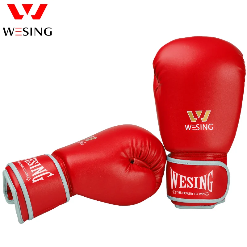 Боксерские перчатки Wesing мужские тренировочные Sanda luvas Muay Thai кожаные боксерские box
