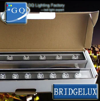 

DHL 4pcs/lot Factory direct sale 18W LED Wall Washer Light RGB building lamp flood light DMX512 DMX512