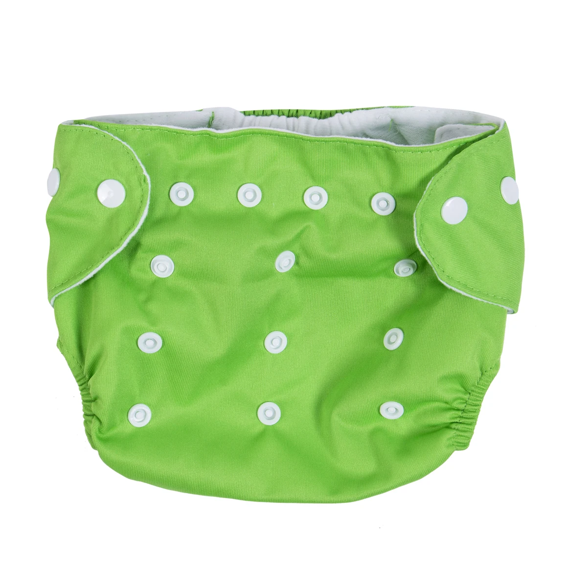 Горячая Распродажа, разноцветные многоразовые подгузники для младенцев, 1 шт., мягкие чехлы для мальчиков и девочек, моющиеся, регулируемые, один размер, Fraldas - Цвет: Зеленый