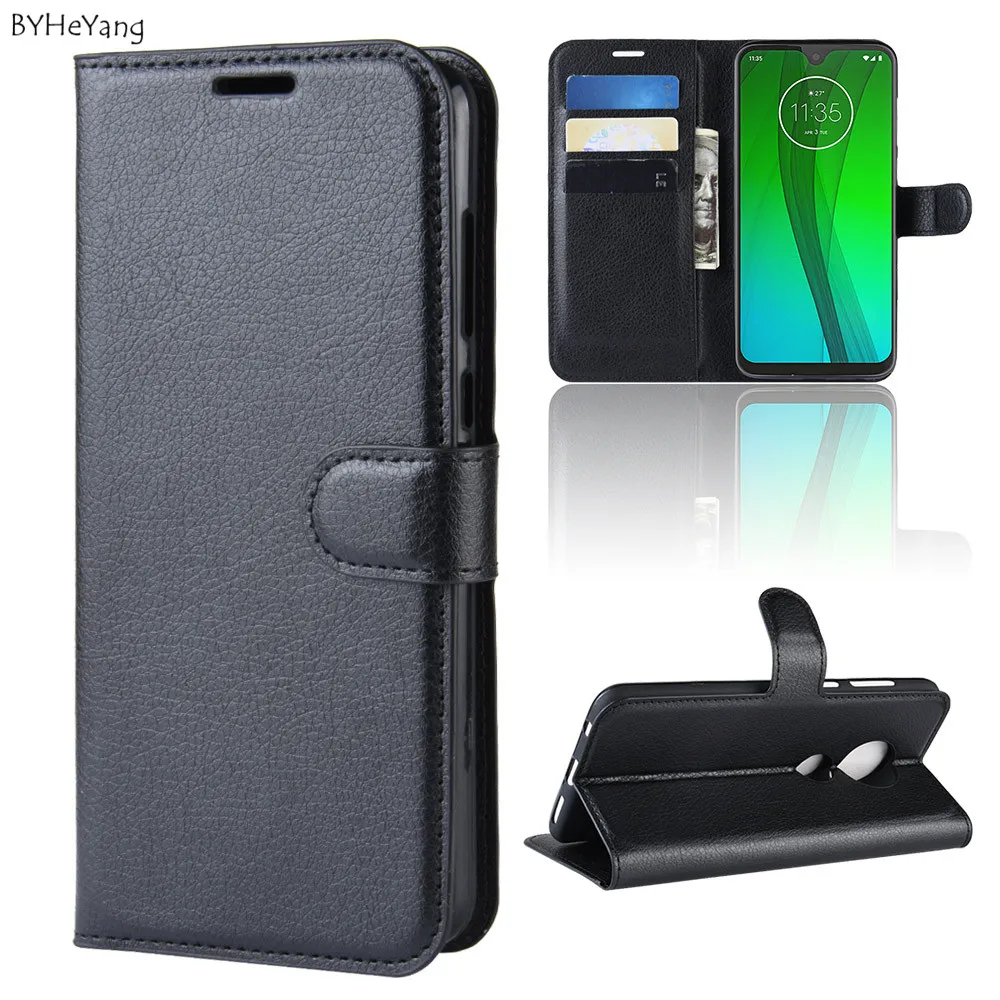 For Motorola Moto G7 Case Luxury Flip PU Leather Card Slots Wallet Stand ShockProof Cover fit Plus G7+ Book | Мобильные телефоны и