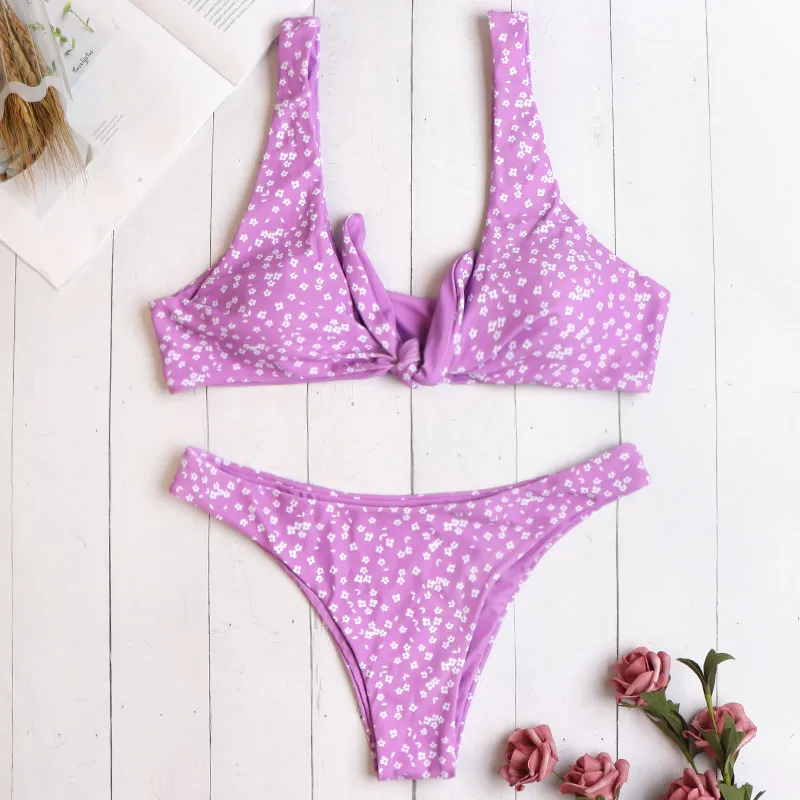 

Sexy Women Low Waist Swimwear Push Up Padded Bikini Set 2019 New Summer Female Brazilian Bikini Beachwear Biquini Swimsuit