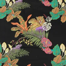 Полметра Тонкий твил ткань из плотного хлопка с рисунком из мультфильма, леопардовая расцветка, собственными руками Сделай Сам сумка диванная подушка ткань B62