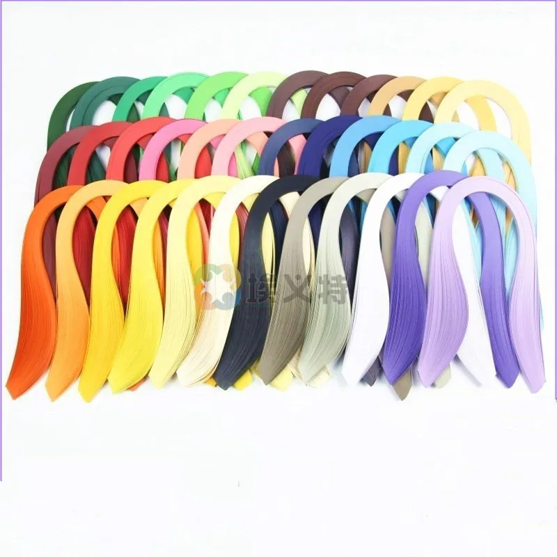 

Free Shipping 1200PCS 3MM Width * 54CM Length DIY Paper Material Mixed 36 Colors Quilling Paper Set