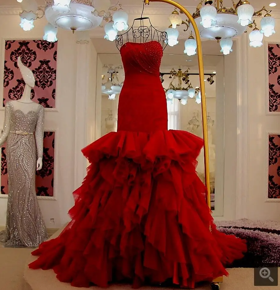 Vestidos De Novia 2017 свадебное платье без бретелек с оборками и вырезом сердечком