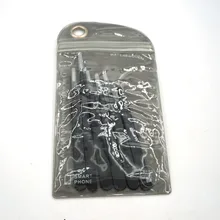 6 в 1 черный пинцет антистатический Нержавеющая сталь Нипер ОУР 10 11 12 13 14 15 Пинцет Комплект 200 компл./лот