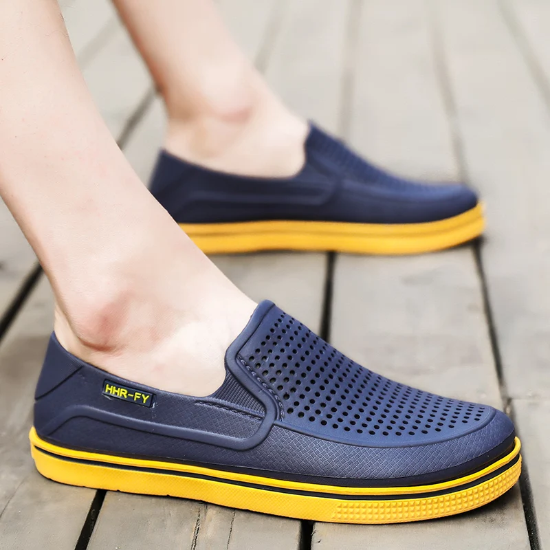Plus Size Sandals Men Platform Summer Shoes Men Beach Men Sandals Breathable Garden Clogs Croc Zapatos Hombre Chaussures Homes