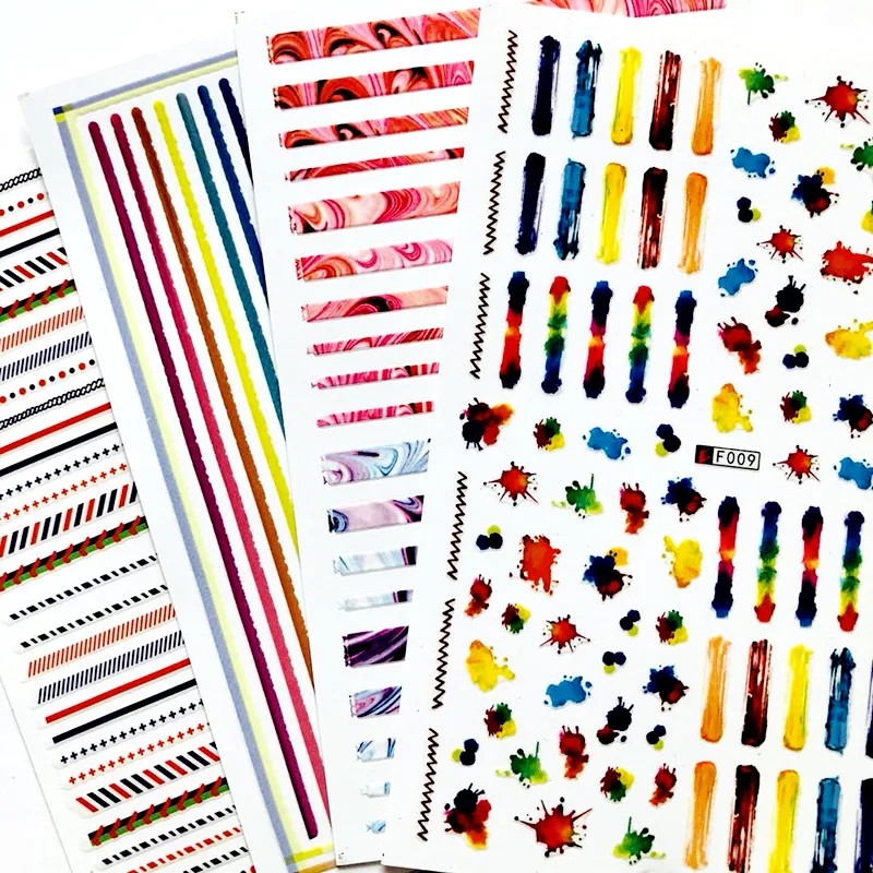 

Newest LSIKA-F SERIES Cartoon designs3d nail art letter fashionTemplate sticker decal MAGICO