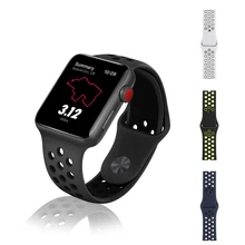 2 pçs/lote iWatch maçã esporte cinta banda de Silicone da apple relógio pulseira de relógio de pulso banda pulseira Relógio Maçã Acessórios