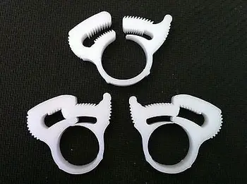 

20pcs Nylon Platic White Fuel Hose Cable Wire Clamps Clips For 20.9-23.3mm OD