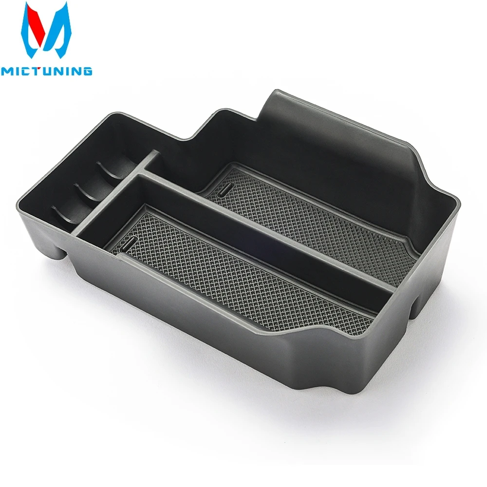 

Black ABS Plastic Front Armrest Center Console Tray Storage Box Organizer Tray Holder Case for Chevy Colorado Canyon 2015-2018