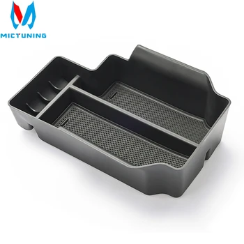 

Black ABS Plastic Front Armrest Center Console Tray Storage Box Organizer Tray Holder Case for Chevy Colorado Canyon 2015-2018