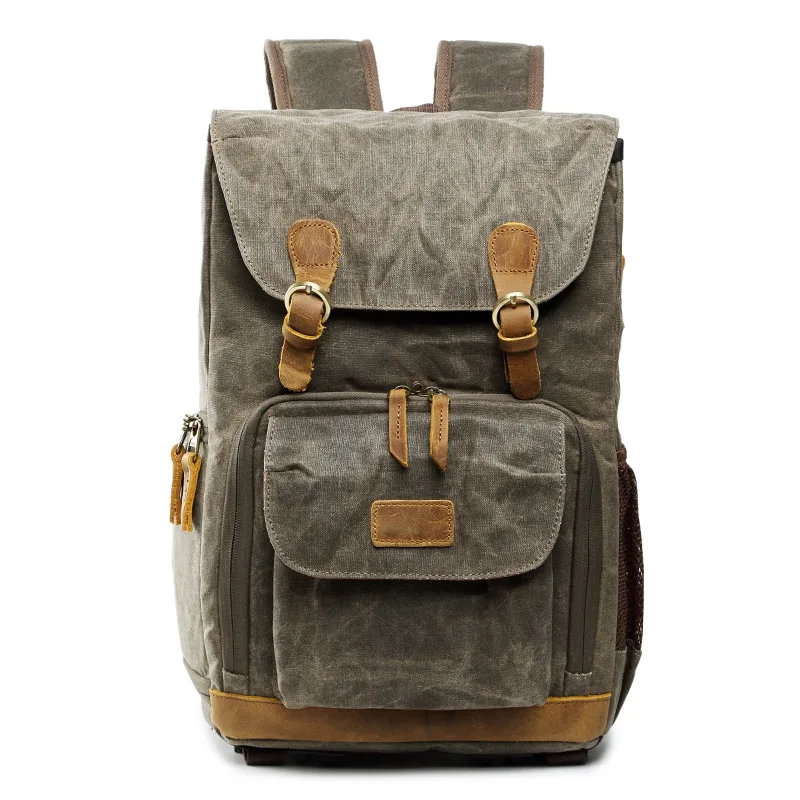 

Batik Canvas Waterproof Photography Bag Outdoor Wear-resistant Large Photo Camera Backpack Men for Fujifilm Nikon Canon Sony