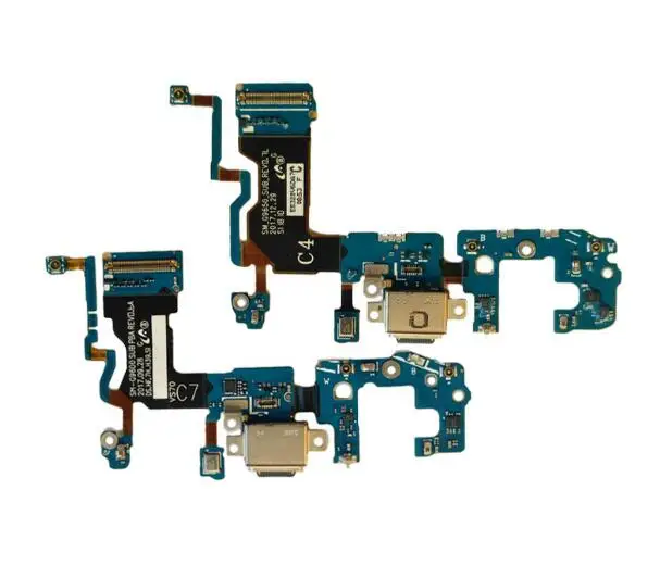 Зарядный гибкий кабель для Samsung Galaxy S9 G9600 G960F G9650 G965F микрофон USB порт разъем док