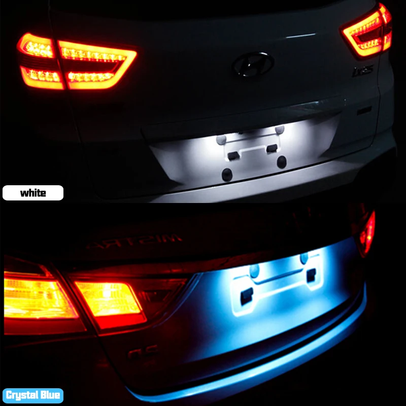 2x T10 W5W светодиодный светильник номерного знака для Ford Fiesta MK4/Fiesta 6/Mondeo 2 3