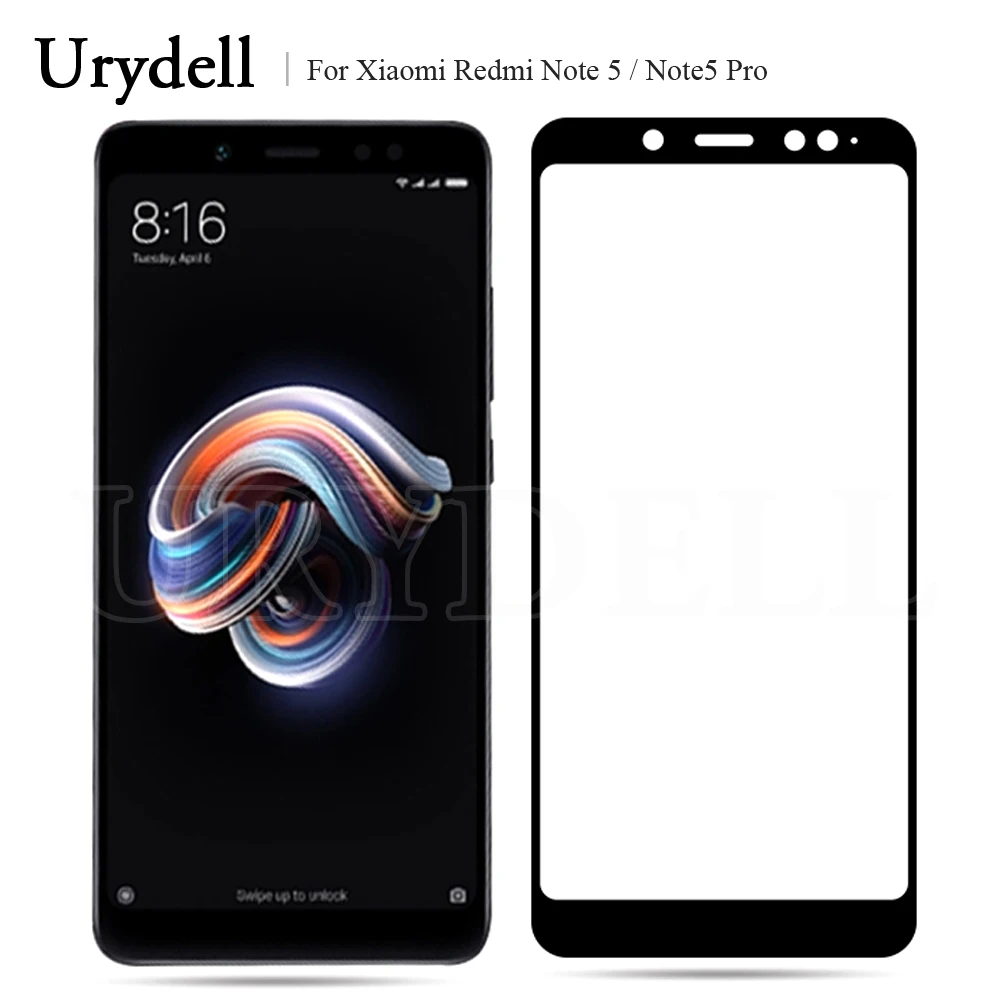 

For Xiaomi Redmi Note 5 Shockproof Tempered Glass For Redmi Note 5 Pro Screen Protectors Full Protection Film Redmi Note 5 Glass