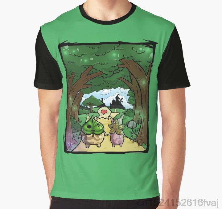 

All Over Print Women T Shirt Men Funny tshirt The Legend of Zelda Wind Waker Korok Love Graphic T-Shirt