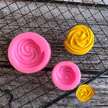 

Aouke Cookie Shaped Mould Decorating Molds Cake Silicone Mold Sugarpaste Candy Chocolate Gumpaste Clay Mould