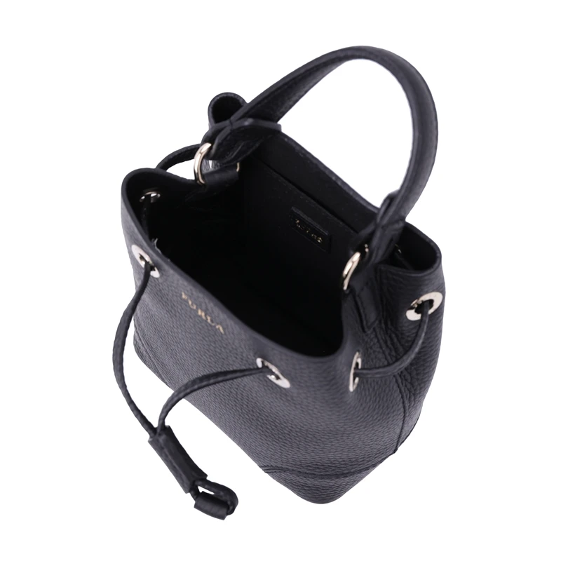 Кожаная мини сумка на шнурке FURLA STACY BOW7|Сумки с ручками| |
