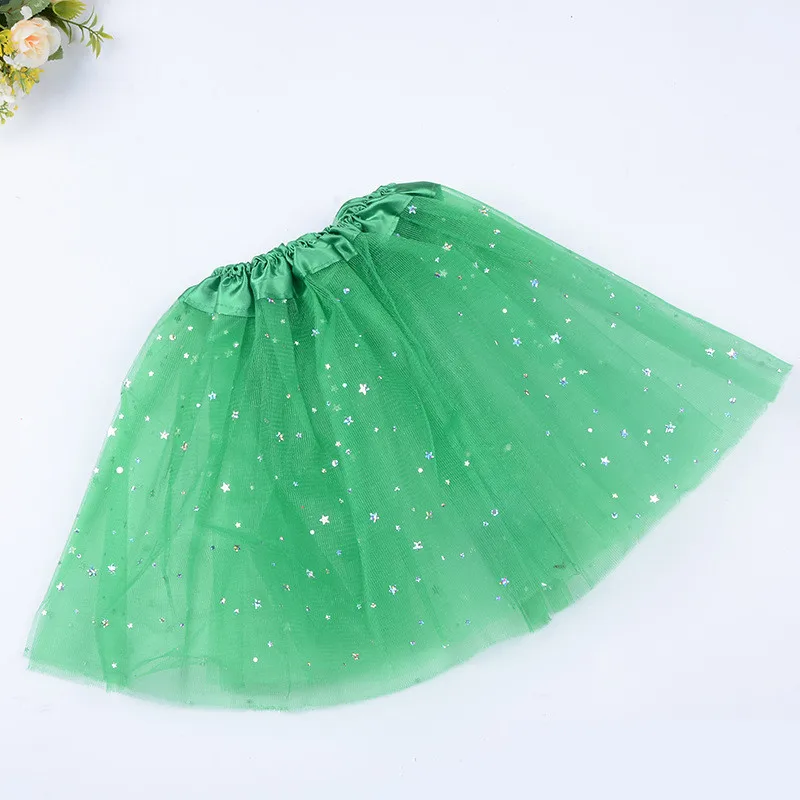 3-8Y Stylish Girls Shaggy Star Sequins Tutu Skirts Performance Dance Pettiskirts Children's Birthday Party Clothings Candy Color 3-8Y Stylish Girls Shaggy Star Sequins Tutu Skirts Performance Dance Pettiskirts Children's Birthday Party Clothings Candy Color