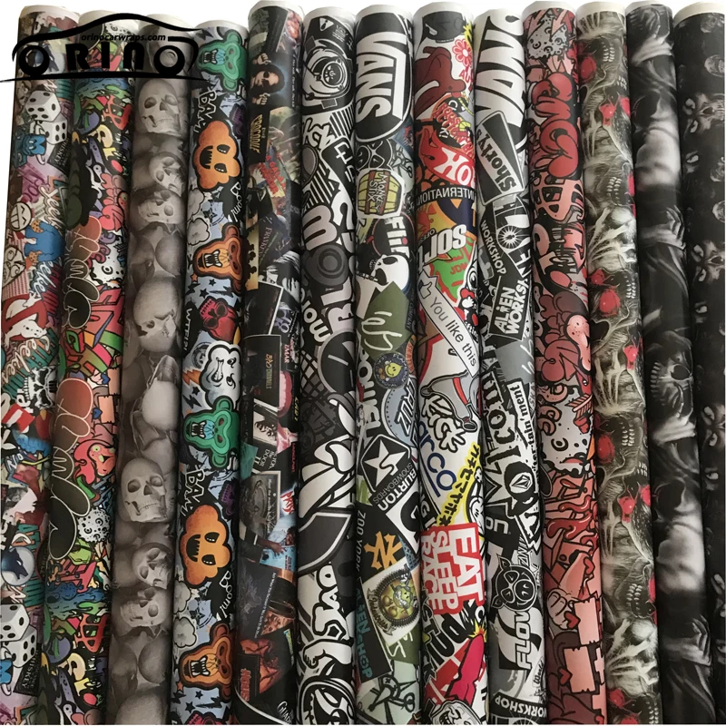 Sticker Bomb Vinyl Film Car Wrap-2