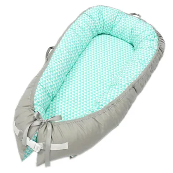 

2019 Baby Bed Fence Bed Travel Bed Baby Washable Crib For Children Infant Kids Cotton Cradle 80*50 CM