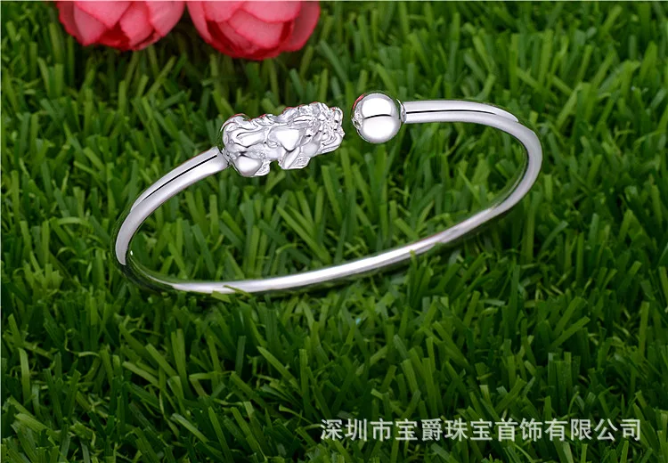 2019 настоящие Armbanden voor vrouwen диких животных линять браслет из стерлингового серебра краткое Vogue мифического в процветающий бизнес