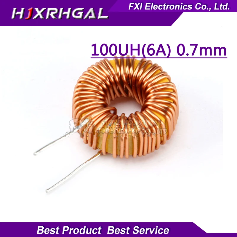 

10PCS Naked 100UH (6A) Toroid Inductor Winding Magnetic Inductance lm2596