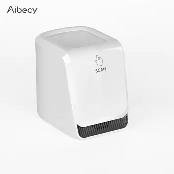 

QR Barcode Scanner Portable Scanner Handsfree Wired 2D/1D Automatic Barcode Reader for Mobile Payment Box Scanning Reader Box