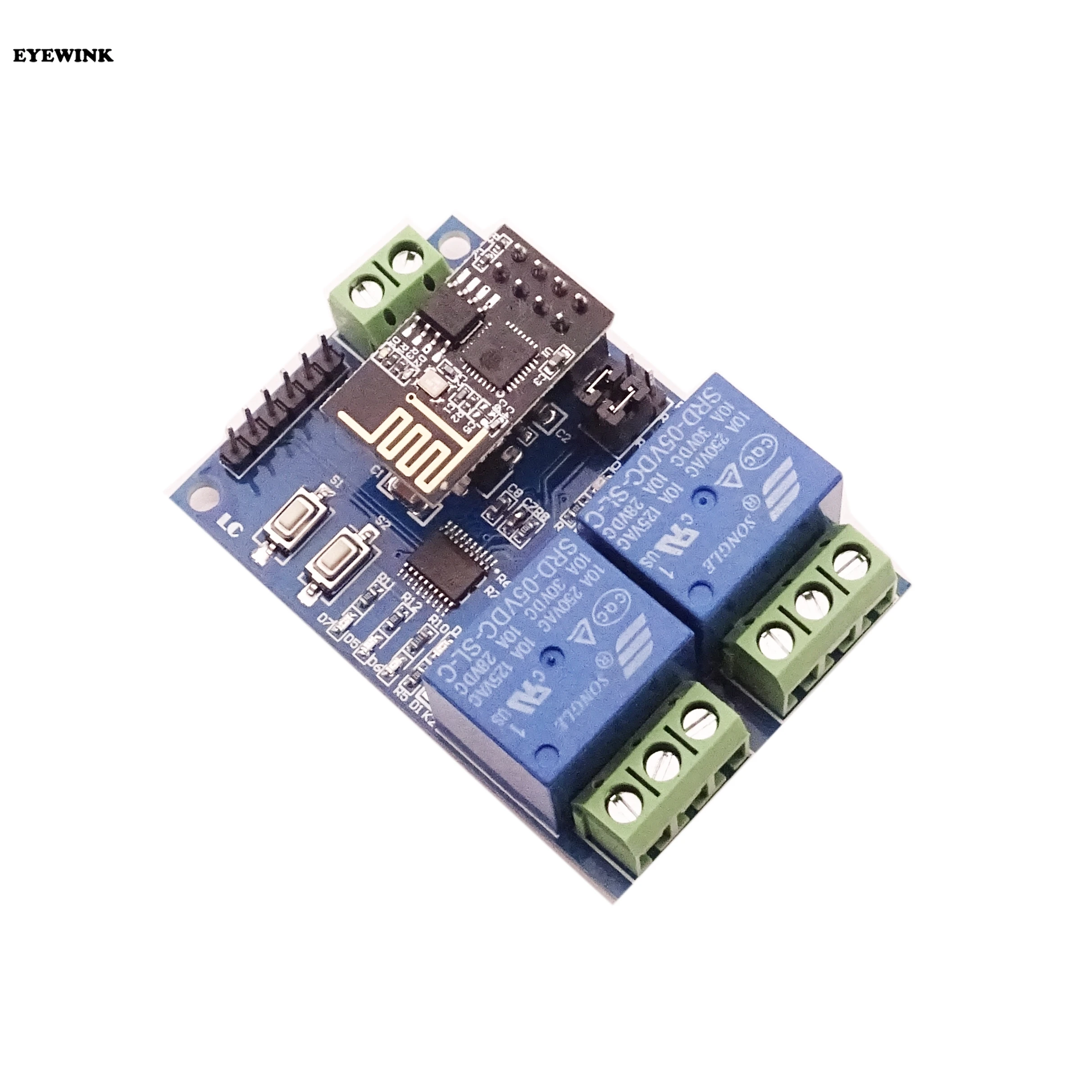 Реле канала ESP8266 5 В/12 В 2 Wi Fi реле канальный релейный модуль для IOT контроллер