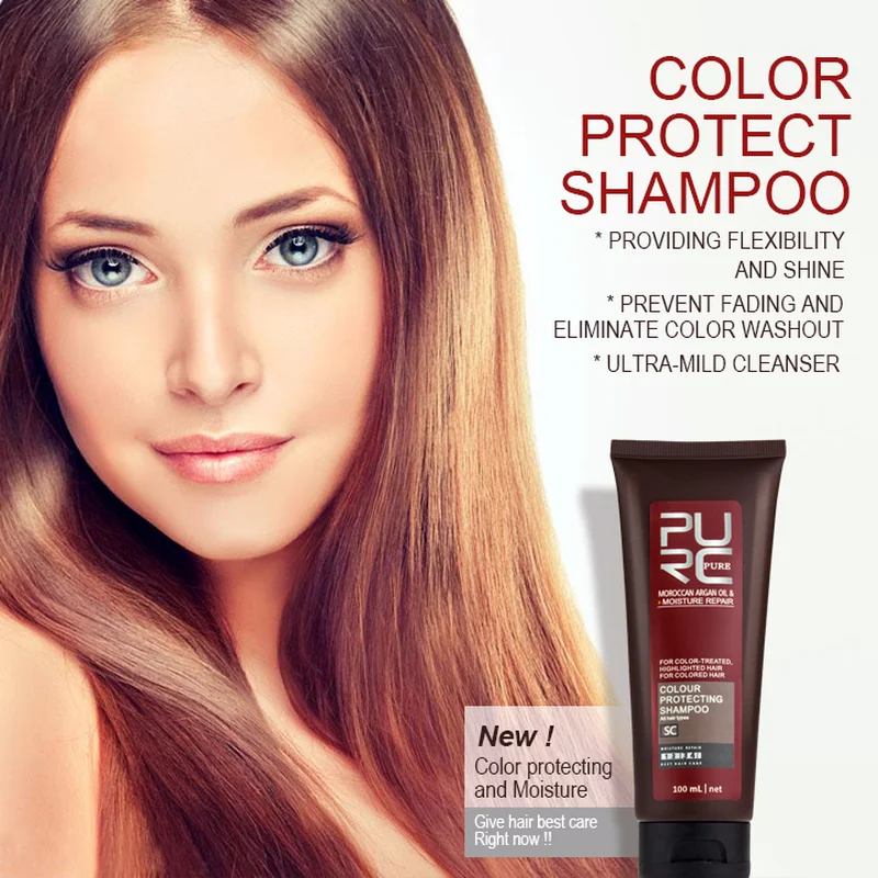 

PURC COLOR PROTECT SHAMPOO Ultra-mild Cleanser Hair Shampoo Professional Prevent Fading and Eliminate Color Washout Hair Care