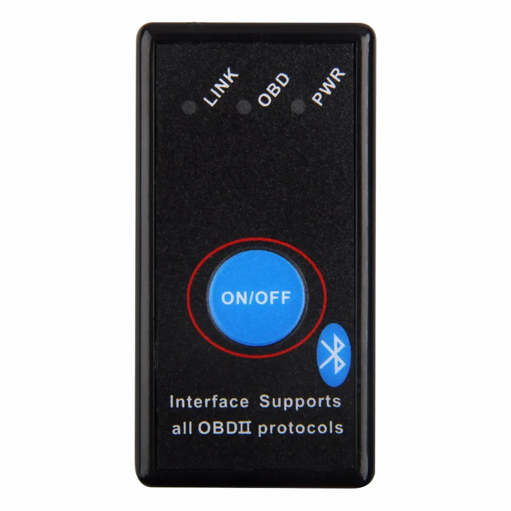 V1.5 ELM327 Bluetooth Mini ELM 327 OBD2 адаптер считыватель кодов OBD 2 сканирующий инструмент OBDII