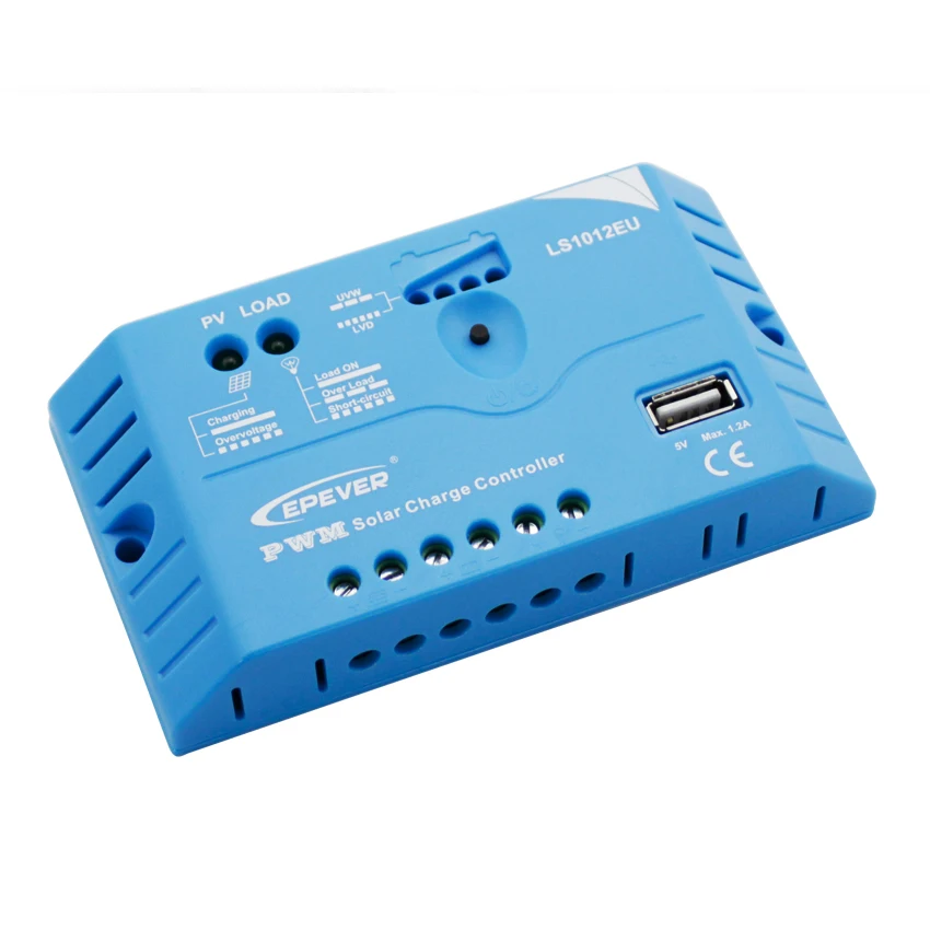 EPSOLAR LS1012EU 10 а 12 в EP EPEVER PWM LandStar регуляторы заряда солнечной батареи с 5 USB|solar charge