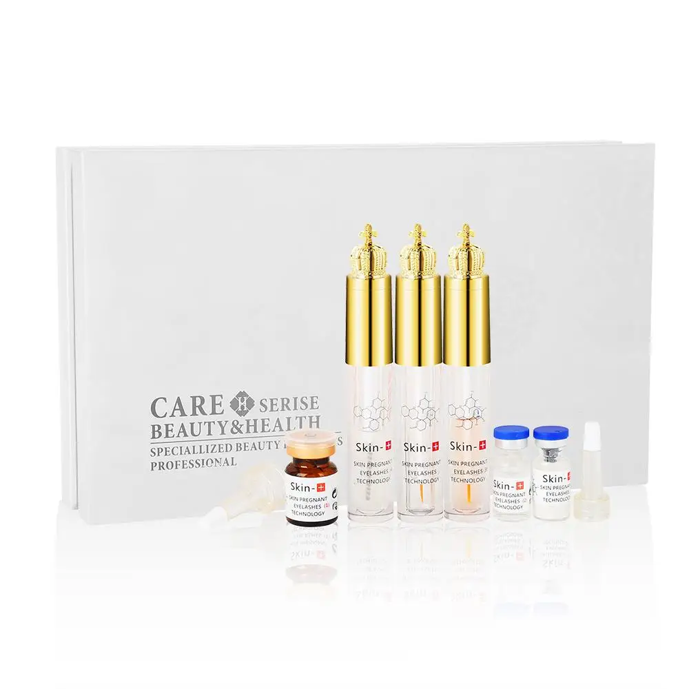 

1 set Natural Eyelashes Growth Nourishing Enhancer Eye lash Serum Nutrition Eyelash Growth Treatment Kit for Eyelash Lifting