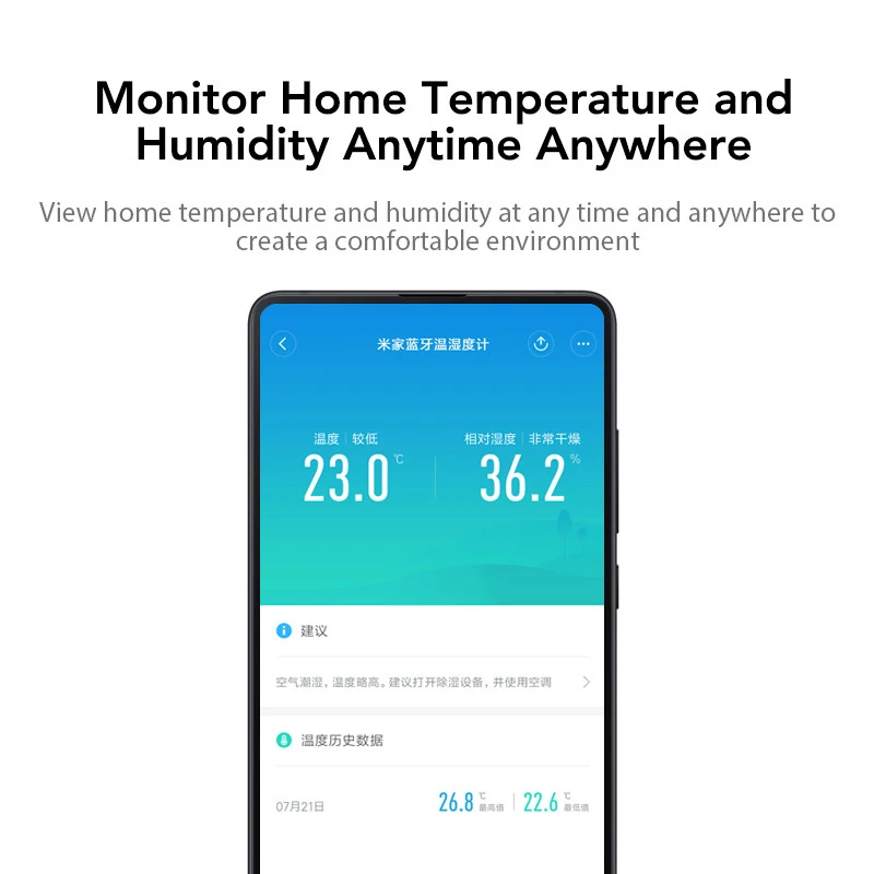Xiao mi jia температурный Hu mi dity монитор Bluetooth mi домашнее приложение контроль кондиционер вентилятор умный внутренний Hu mi difier