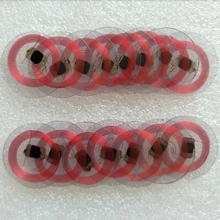 Диаметр 25 мм 13,56 мГц IC F1108 Монета карты HF RFID прозрачные теги 500 шт./лот